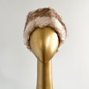 Epic 1960's Cossack Style Shearling Hat by Rozelle Furs/ OS