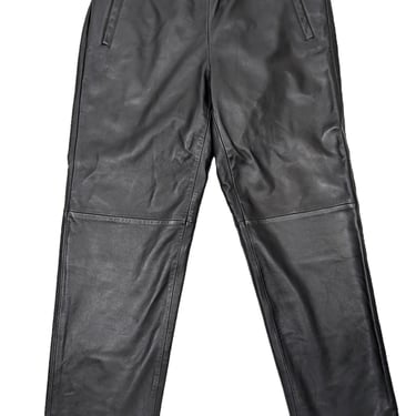 Stand Studio - Black Leather Jogger Pants Sz 10