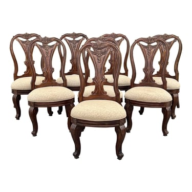 Bernhardt Carved “la Scala” Dining Chairs - Set of 8 