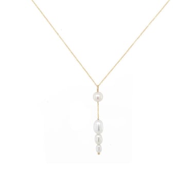 Petite Palazzo Necklace - White