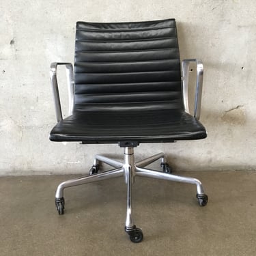 Herman Miller Eames  Aluminum & Leather Management Office Chair