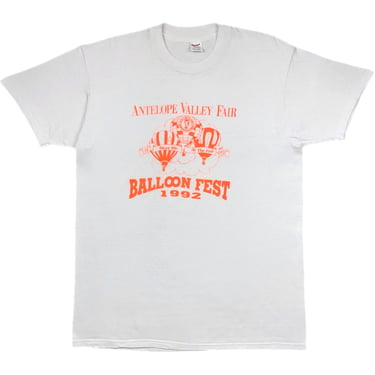 Vintage 1992 Antelope Valley Fair California Balloon Festival Graphic T-Shirt Size Large 