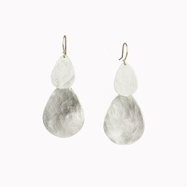 Parchment Teardrop Waterfall Earrings