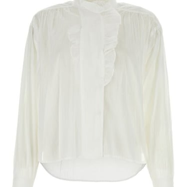 Isabel Marant Etoile Woman White Cotton Pamiala Blouse