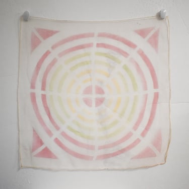 1950s/60s Chiffon Bullseye Scarf 