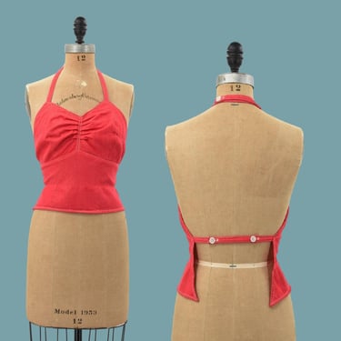 1950s Sunshine Embrace halter top 