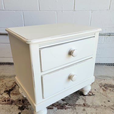 Painted Storage End Table
