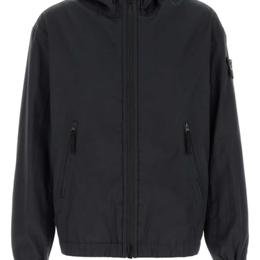 Stone Island Men Midnight Blue Cotton Jacket