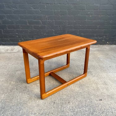 Danish Modern Solid Teak Side Table, 1960’s 