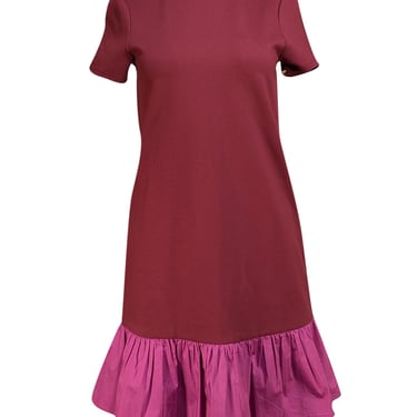 staud red sequin dress Eclipse sequined minidress in red - Staud