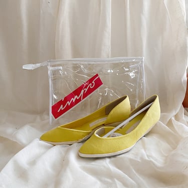 Vintage Yellow Wedges | Size 6M 