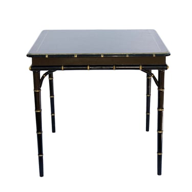 Black Painted Card Table
