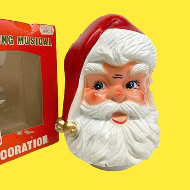 Vintage Revolving Musical Santa Retro 1970s Mid Century | Retrospect ...
