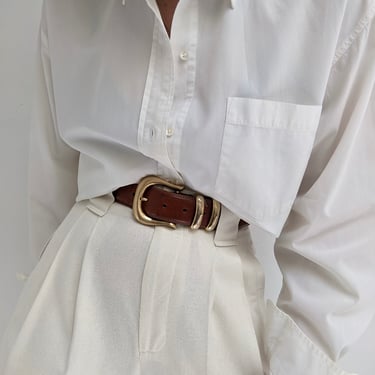 Vintage Ralph Lauren White Cotton Oxford