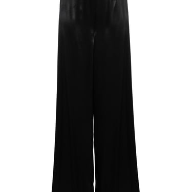 Ferragamo Women Satin Wide Leg Trousers