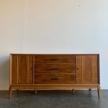 1960S walnut dresser -restored 