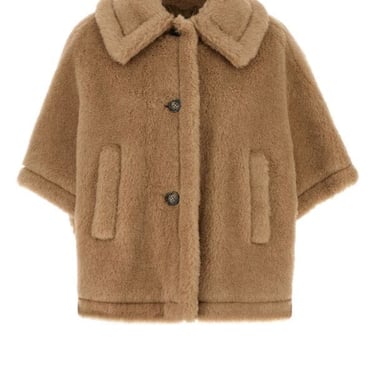 Max Mara Women Camel Teddy Tenebre 4 Cape