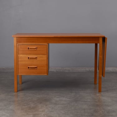 5ft Swedish Desk w/ Drawers Mid-Century Modern 