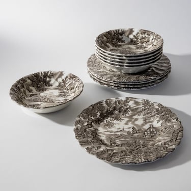 Vintage (6) Myott Meakin Staffordshire 