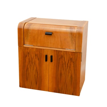 Fully renovated mid century liquer cabinet, 1950s, Czechoslovakia 