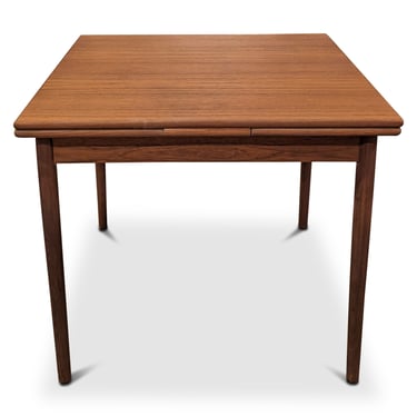 Square Teak Dining Table w 2 Leaves - 112307