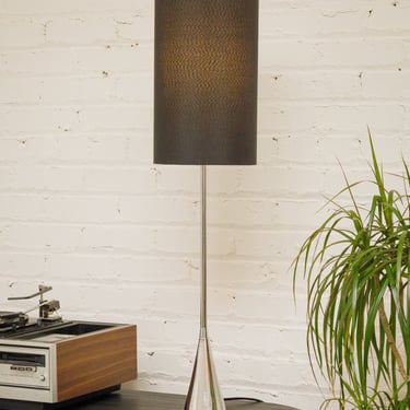 Chrome cone Shape Bottom Table Lamp