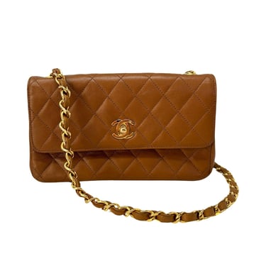 Chanel Camel Quilted Purse