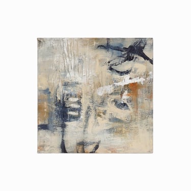 Kathy Blankley Abstract Painting on Canvas Vintage 