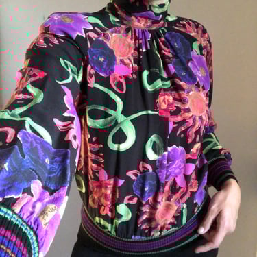 Fall Floral Blouse 
