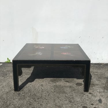 Coffee Table Bench Cocktail Chinese Chinoiserie James Mont Asian Chippendale Boho Chic Palm Beach Hollywood Regency Beach CUSTOM PAINT AVAIL 