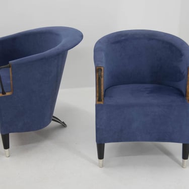 Set of Two Armchairs by Paolo Piva for B&B Italia, 1980s / Mid- century / Vintage Armchair 