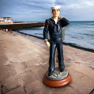 American Heroes Outward Bound US Navy Sailor Ship Out Figurine Veteran Vanmark 