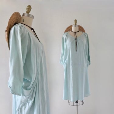 aqua drape dress - free size 