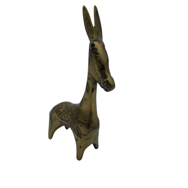 Antique Brass Donkey