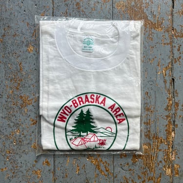 Vintage Deadstock 1960s Wyo-Braska BSA Camp Staff Shirt 