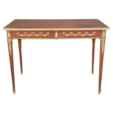 Stunning Inlaid Mahogany Marquetry Bronze Mounted Directoire French Desk