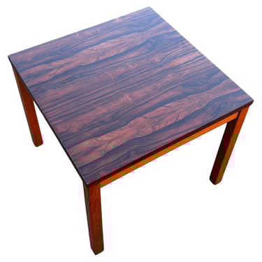 Rosewood and Teak Side Table