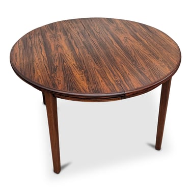 Round Rosewood Dining Table w 2 Leaves - 0823170