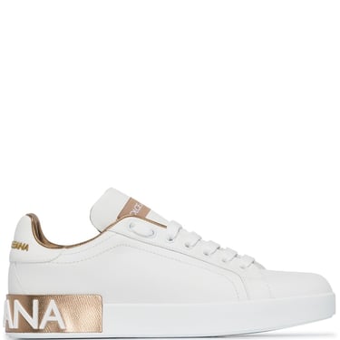 Dolce & Gabbana Women Portofino Leather Sneakers