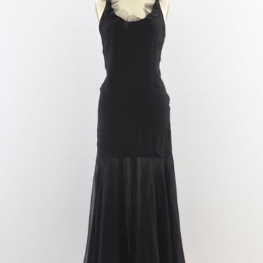 Christian Dior Printemps-Ete 1979 Numbered Chiffon Dress