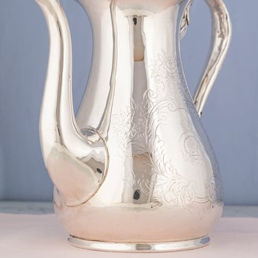 Victorian Silverplate 1861 Cunard Coffee Pot