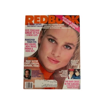 Vintage Redbook Magazine - June 1987 Issue - Women's Interest Magazines - Nicolette Sheridan 