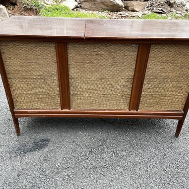 Mcm stereo console credenza 44x17x26&quot; tall