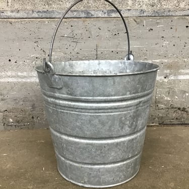 Galvanized Bucket Planter (Seattle)