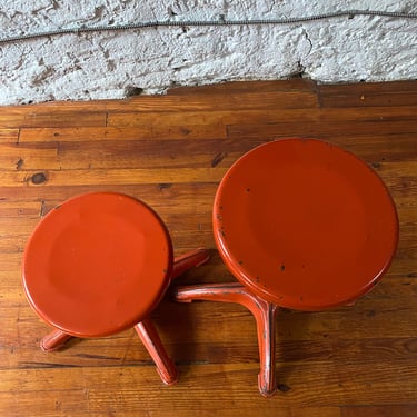 Mid century adjustable stool industrial kitchen stools mid cent modern stools a pair 