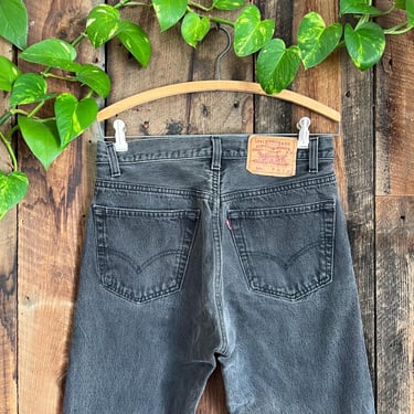 Vintage 80s 90s Levi’s 501 Black USA Made Golden size 29 waist 