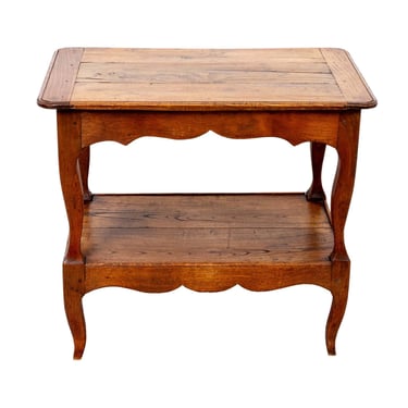 French Provincial Oak Two Tier Stand