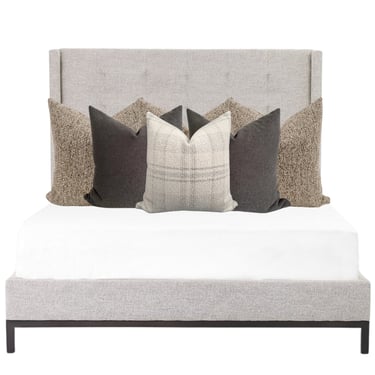 Bed Pillow Combo 'Rustic Yet Elegant'