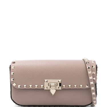 Valentino Garavani Women Leather Rockstud Crossbody Bag