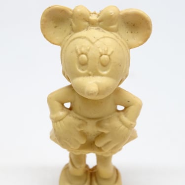 Antique 1940's Minnie Mouse, Vintage Disney Toy Figurine 